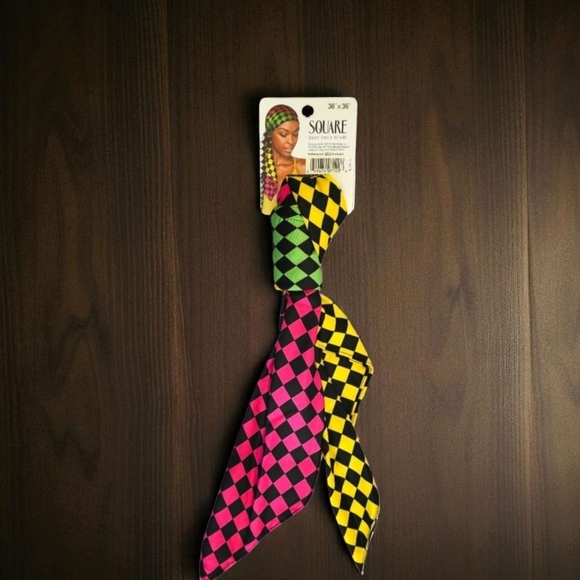 RED BY KISS Silky Twill Scarf Square 36" x 36" - Picture 2 of 4